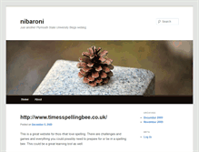 Tablet Screenshot of nibaroni.blogs.plymouth.edu