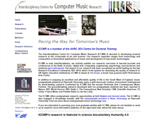 Tablet Screenshot of cmr.soc.plymouth.ac.uk